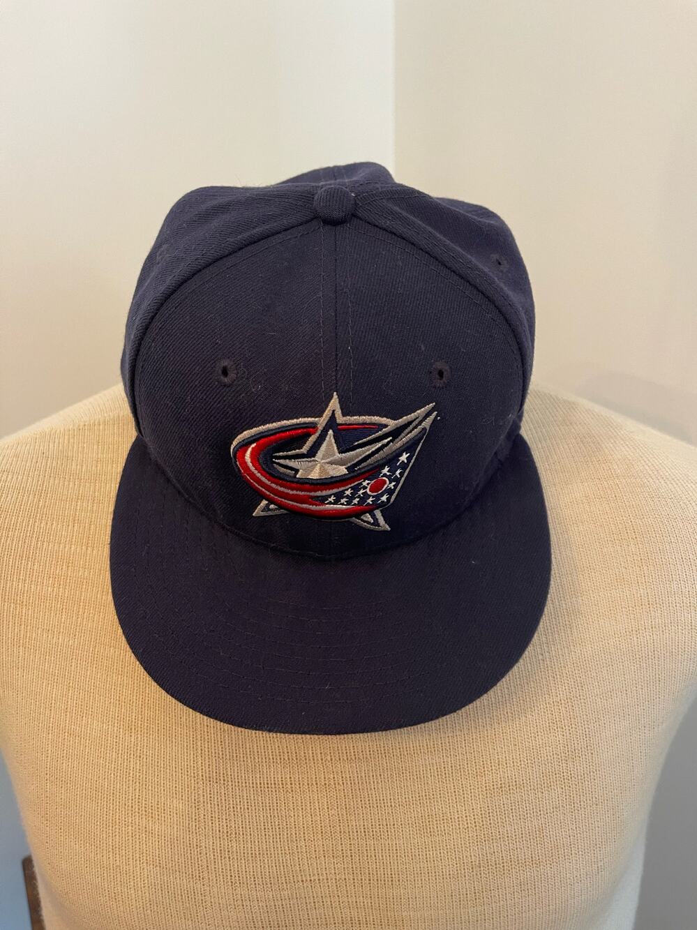 Columbus Blue Jackets Hockey NHL New Era Hat Size 6 7/8